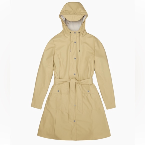 Rains Jackets & Blazers - NWT Rains Curve Hooded Jacket -XL